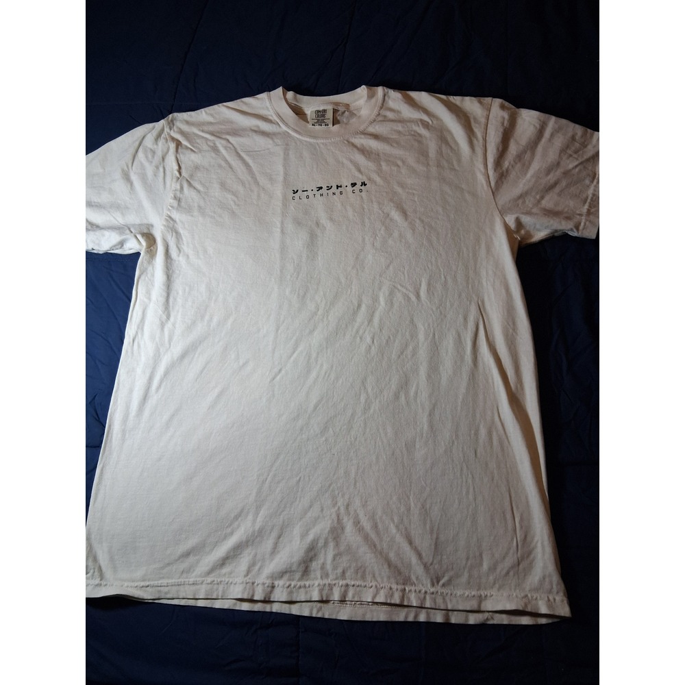 Comfort Colors See and Tell Clothing Co Bento Box Graphic T-Shirt Mens XL White